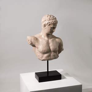 ヨーロッパのフランスのヴィンテージ樹脂置物-リビングルームと入り口のディスプレイのための古典的なキャラクターの彫刻 - Product Image 3