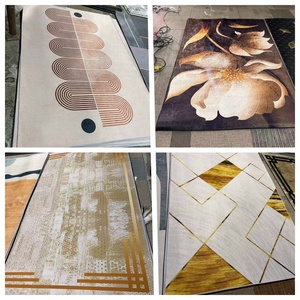 Tapis <span class=keywords><strong>Moderne</strong></span> à Motifs Géométriques Imprimés, Lavable, Antidérapant, Adapté aux Animaux Domestiques, Idéal pour l'Exercice, pour Salon, <span class=keywords><strong>Chambre</strong></span>, Couloir, Hôtel, Décoration Intérieure - Product Image 2