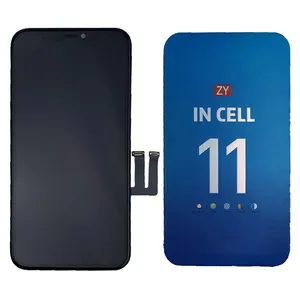 Incell LCD 디스플레이 ZY For iPhone X XS XR funda 11 Pro 12 Pro Max 12 미니 13 터치 스크린 디지타이저 어셈블리 교체 부품