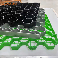 Dalles de stabilisation de sol pour allées en gravier, parkings, enclos équestres, stabilisateur de gravier et de terre, grille de stabilisation de sol en béton pour sorties de secours et aménagements verts