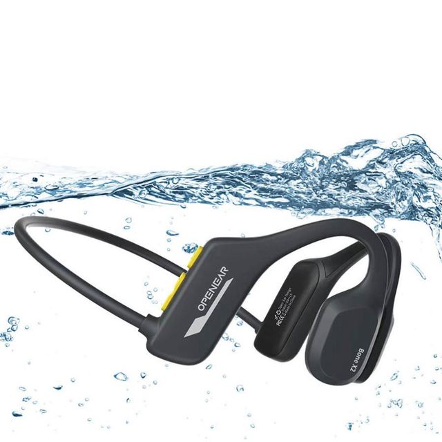 Swimming Bone Conduction TWS Earphones  Bone X2 Sports Waterproof Noise Cancelling Bone Conduction Wireless Earphones