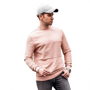 Unisex <b>Black</b> Cotton Blend Oversized Anti-Pilling Lined Front Custom Logo Long Sleeve Crew Neck Pullover <b>Sweatshirt</b> Casual - Product Image 1