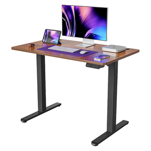Bureau assis-debout électrique moderne de haute qualité avec panneau en bois convertible, idéal pour les étudiants et le travail. - Product Image 2