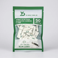 Embouts de filtre à cigarettes jetables en céramique et charbon actif de 6 mm, modernes, écologiques, biodégradables, sains, compatibles OEM