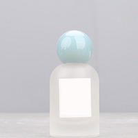 Flacon de parfum en verre nacré 30ml 50ml, atomiseur à bille ronde haut de gamme, flacon de voyage rechargeable portable