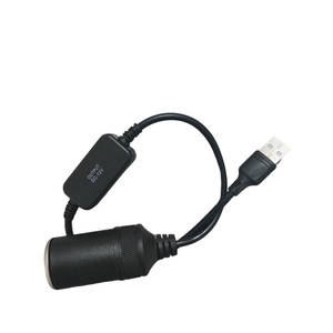 Adaptateur d'alimentation USB 5V vers 12V pour prise allume-cigare de voiture, câble amplificateur de puissance pour prise allume-cigare de voiture - Product Image 4