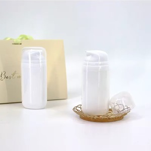 Flacon Airless Portable Oval Japonais pour Essence, 50ml 100ml, en Plastique avec Bouchon à Vis pour Soins de la Peau et Cosmétiques - Product Image 2