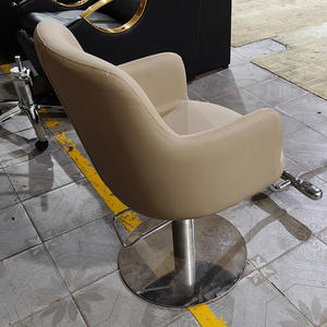 Chaise de barbier pour enfants en acier inoxydable à prix abordable, couleur et logo personnalisables, chaise de salon pour salon de coiffure, école, rotation à 360 degrés - Product Image 5