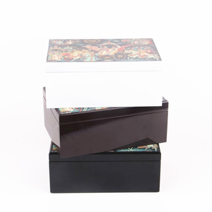 Caja de Regalo de Té de Madera de Acacia 4C Grabada a Mano de Lujo con Logotipo Personalizado y Acabado Brillante para Hojas de Té, Paquete de Regalo Empresarial para Días Festivos - Product Image 3
