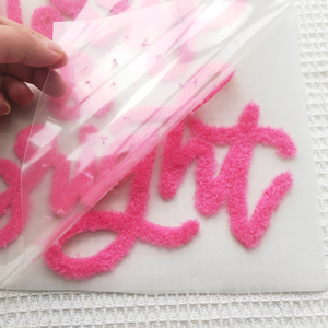 Hulst Vrolijk Bont Kerst Pluizige Bladerdeeg Dtf Warmte Transfers Afdrukken Laser Gesneden Chenille Ijzer Op Patches Op Maat Voor Kleding T-Shirts - Product Image 4