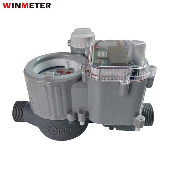 DN20 Nylon 4G Smart Prepaid Water Meter IP68 Dry-type Cat.1 Wireless Water Meter for Residential