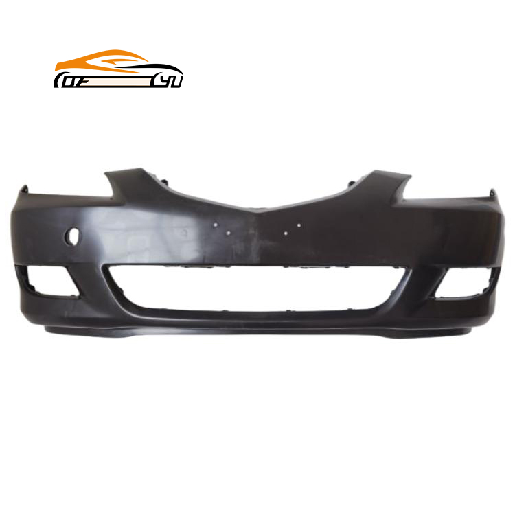 Cache Pare-chocs Avant Pour Mazda 3 (2014-2019) - Plastique, Couleur Noire, Référence BHN1-50-A11-BB - Installation Clipser