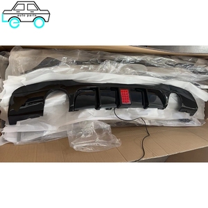 Parachoques trasero estilo MP para BMW Serie 3 E90 2004-2011, difusor trasero con luz Led, <span class=keywords><strong>punta</strong></span> de escape individual de doble cara - Product Image 4