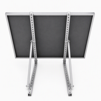 Support de montage solaire en aluminium anodisé anti-corrosion Neovehicle 6005-T5 pour système photovoltaïque monté sur véhicule - Installation facile