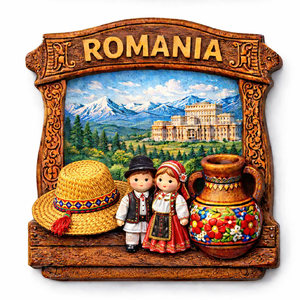 Imán <span class=keywords><strong>de</strong></span> recuerdo del castillo <span class=keywords><strong>de</strong></span> <span class=keywords><strong>Rumania</strong></span>, imán para nevera con diseño <span class=keywords><strong>de</strong></span> estampilla postal vintage, decoración para el hogar y la cocina, regalo - Product Image 4