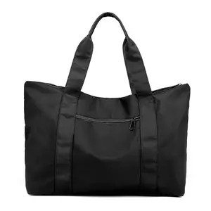 2024 Customize Sport Gym Travel Zipper Duffle Bag Waterproof Weekend Women Handbags Luggage Storage Travel Bags For Men