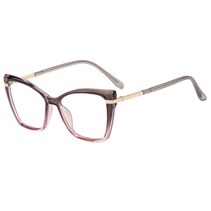 Cat Eye <b>Eyeglasses</b> <b>Frames</b> Full Rim Anti Blue Light Photochromic Unisex Retro Lightweight 2024 - Product Image 4