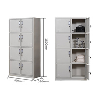 Armoire en métal à 2 portes au design moderne de haute qualité pour l'école et le dortoir avec cintre pour la chambre à coucher