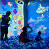 Projecteur interactif numérique d'intérieur pour jeux vidéo de tir, projection interactive murale/sol pour enfants