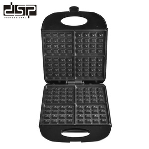 Máquina para hacer gofres Dsp Dansong, superficie de cocción antiadherente con calefacción de doble cara, máquina eléctrica para preparar desayunos, 25,4x21,5 cm - Product Image 3