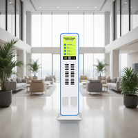 Borne de location de batteries portables partagées avec grand écran, 5000 mAh, charge rapide et paiement sans contact