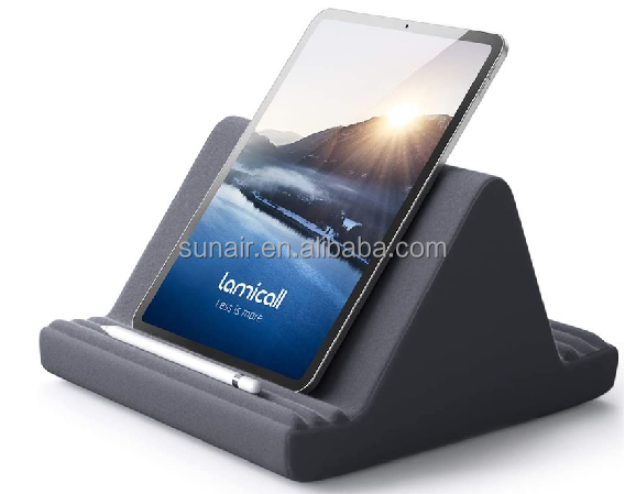 6 Viewing Angles Soft Foam Tab iPad Cushion Tablet Pillow Stand for Sofa Bed Desktop