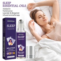 Roll-on de mélatonine à absorption rapide pour une meilleure qualité de sommeil, essence naturelle à base de plantes pour la relaxation nocturne, OEM/ODM