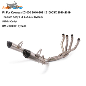 Système d'échappement complet pour moto sous le carénage pour <span class=keywords><strong>Kawasaki</strong></span> Z1000 2010 - 2021 Z1000SX 2010 - <span class=keywords><strong>2019</strong></span> en alliage de titane - Product Image 3