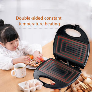 Machine à sandwich électrique portable, mini-grille-pain, machine à petit-déjeuner, <span class=keywords><strong>gaufrier</strong></span>, machine à sandwich multifonctionnelle, machine à pain - Product Image 2