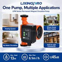 Pompe à inverter OEM à économie d'énergie pour chauffage hydronique, alimentation centralisée en eau, basse pression, débit de 3,2 m³/h, 6 bars max, garantie 1 an