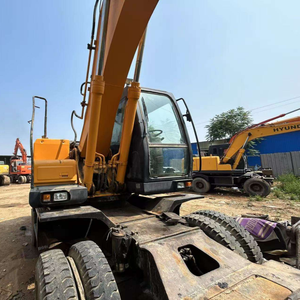 Excavadora de Orugas Mediana Hyundai R210w-7 Usada con Brazo Largo, Motor y Caja de Cambios de 21 Toneladas, Gran Descuento - Product Image 1