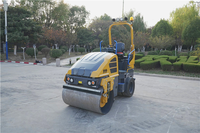 Compacteur routier hydraulique complet chinois XD120, mini-compacteur vibrant à double tambour de 2 tonnes, en stock à vendre