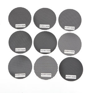 Couvercles de Grille de haut-parleur en métal, accessoires de maille noire d'usine OEM - Product Image 4
