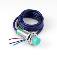 Interrupteur de proximité inductif cylindrique PRT18-8D0 pour NPN PNP, résistant à la température, IP67, DC10-36V, nickelé