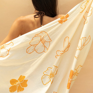 High Quality Hawaiian Soft and Skin-friendly <strong>Printed</strong> Luxury <strong>Sarong</strong> <strong>Customized</strong> 100% <strong>Rayon</strong> Voile Pareos - Product Image 3