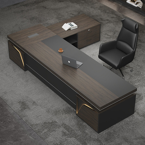 Modern Luxury Style <strong>Working</strong> <strong>Table</strong> Wooden Office <strong>Table</strong> <strong>for</strong> Sale Executive Office Desk With Cabinet - Product Image 4