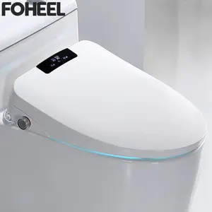 FOHEEL V Shape Automático Open-Close Inteligente Bidé Assento Sanitário