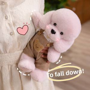 Encantadora muñeca de cachorro de peluche Super suave Animal de peluche <span class=keywords><strong>Labrador</strong></span> perro juguete con relleno de algodón PP regalo de cumpleaños para niños - Product Image 6