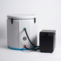 Refroidisseur d'eau 1HP pour bain de glace, étanche IPX4 avec filtre intégré pour la récupération sportive par immersion froide