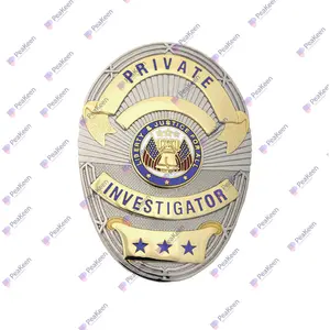 Customizzato all'ingrosso di sicurezza privata uniforme badge spalla bracciale portafoglio pelle