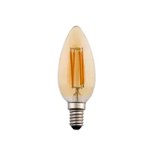 Campana Extractora para lámpara LED C35 3W E14 filamento led