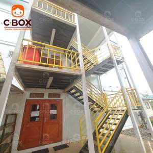 Cbox Vente en gros de bâtiments modulaires préfabriqués à 3 étages, dortoir, bureau, hôpital, salle d'isolement, maison conteneur mobile détachable - Product Image 5