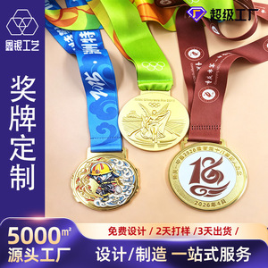 Médaille personnalisée en alliage de zinc 3D pour enfants, événement sportif de patinage à roulettes, plaquée or avec logo, idéale pour les cadeaux d'entreprise - Product Image 4
