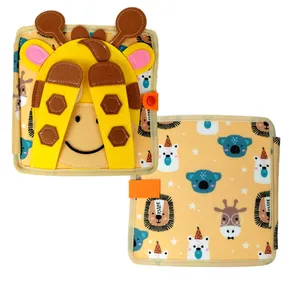 Girafe Interactive Busy Board pour Enfants Éducation Précoce Livre Calme Dessin Jouets