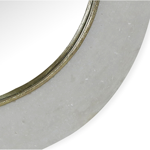 Round <b>Wall</b> <b>Mirrors</b> Modern Design Resin Glass Wood Casual Home Decor <b>Set</b> Of 3 18 15 12 Inches - Product Image 5