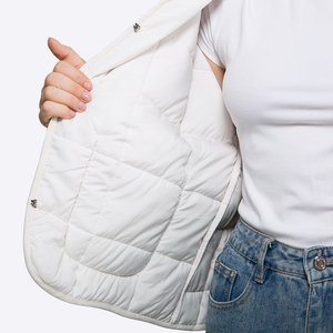 Veste matelassée personnalisée pour <span class=keywords><strong>femme</strong></span>, manteau d'hiver pour <span class=keywords><strong>femme</strong></span>, vêtements féminins, veste à col montant, vêtements d'hiver pour <span class=keywords><strong>femme</strong></span> - Product Image 6