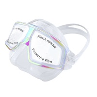 Masque de plongée gratuit lunettes de plongée à faible volume lunettes sous-marines couleur aurora lunettes de plongée