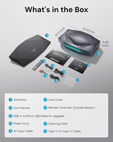 Projecteur laser UST Aetherion Max 4K RGB avec écran électrique ALR de 100 à 120 pouces 16:9 CBSP pour cinéma maison