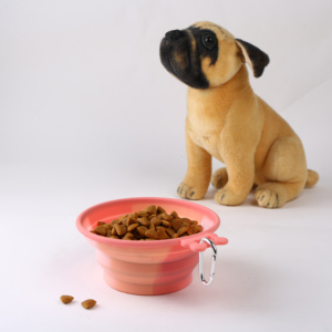 Vendita calda più economica all'ingrosso Pet acqua pieghevole in Silicone cane e gatto forma rotonda lentamente pieghevole ciotola - Product Image 2
