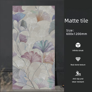 Carreaux de sol en porcelaine émaillée sculptée à la française, pleine masse, antidérapants, effet pierre, pour cuisine, appartement, hôtel - Product Image 4